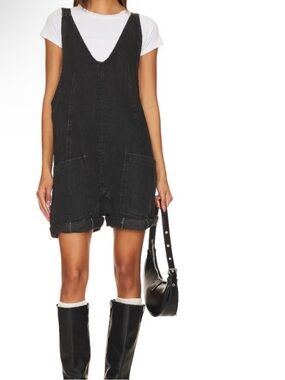 NWT FREE PEOPLE WE THE FREE HIGH ROLLER SHORTALL